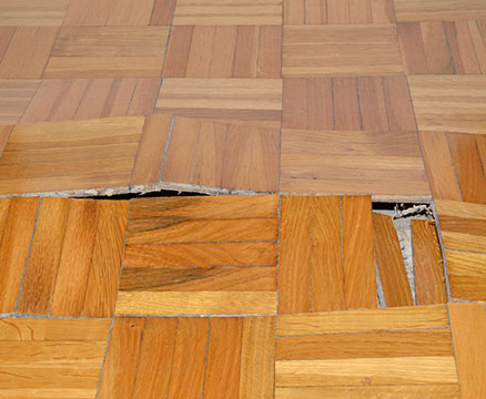sagging floor